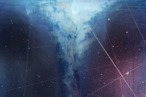 宇宙星光的海洋背景