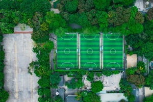 足球场 球场 足球 鸟瞰图 运动 4k壁纸 3840x2160