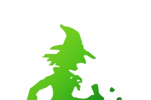 万圣节拿着扫把的女巫51