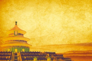 黄色复古背景图