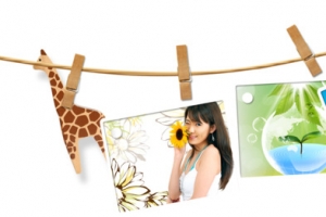 相框晒照片夹子装饰边框