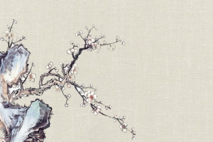 工笔画花鸟鱼虫背景设计图
