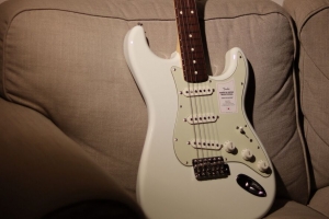电吉他 吉他 stratocaster 白色 乐器 4k壁纸 3840x2160