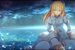 亚瑟王saber 带鱼屏3440x1440壁纸