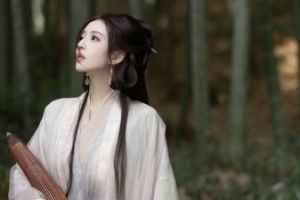 古风美女 超宽屏高清5760x1080三屏壁纸
