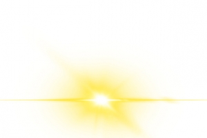 星光发光黄色光效免扣PNG