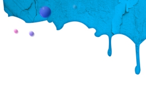 出游节蓝色油漆质感banner