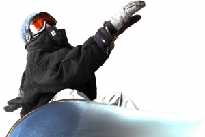 滑雪人物冬季户外