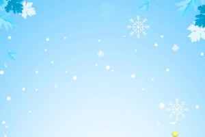 清新冬季滑雪运动