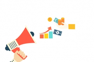 紧急通知卡通喇叭