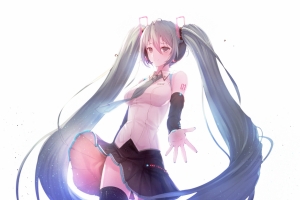 Miku 初音未来 眼泪 动漫女孩4k壁纸