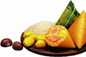 立体养生食材粽子