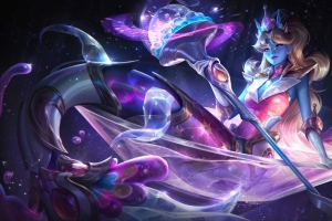 LOL 英雄联盟 唤潮鲛姬 太空律动 娜美 4k 桌面 壁纸