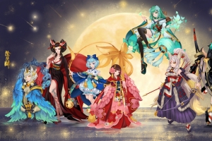 阴阳师手游微群像 插画 同人 4k高清壁纸