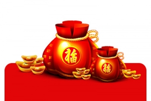 新春过年福袋标签