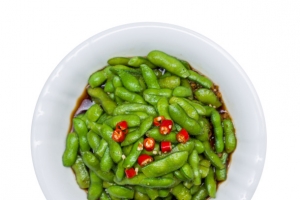 凉拌毛豆