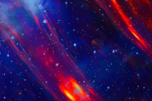 星空科技科幻蓝色电子海报背景