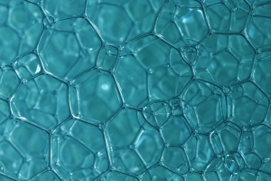 气泡 水 蓝色 纹理 4k壁纸 3840x2160