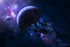 宇宙星空星辰星球景观