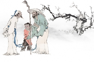 水墨画人物