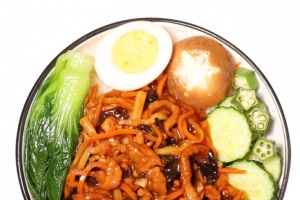 鱼香肉丝套餐饭
