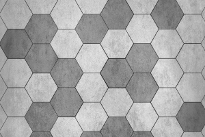 底纹灰色六边形