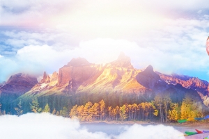 梦幻江南旅游banner图背景