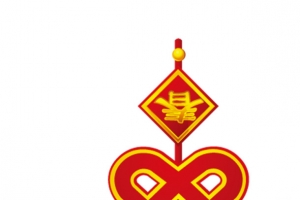 红色手绘中国结国庆