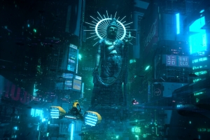 赛博朋克背景图