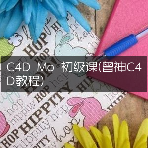 C4D Mo初级课程，曾神专业教程