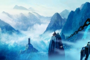 古代武侠场景背景图片