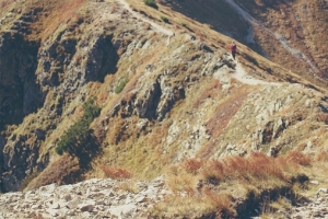 户外运动登山简约背景