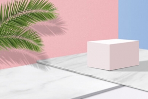 清新立体促销banner