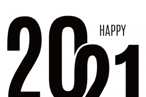 2021创意排版数字新年
