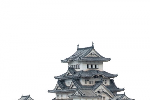 日本大陂古城著名建筑天守阁