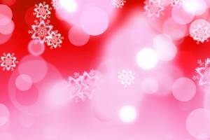 梦幻雪花暖冬来袭图片