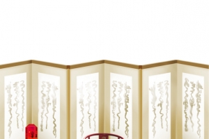 国学元素-桌椅屏风