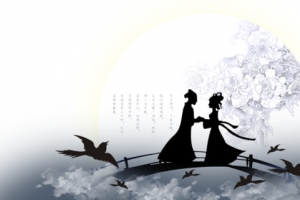 七夕情人节海报设计元素