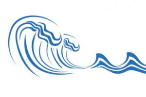 大海的海浪呀