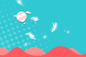 手绘简约卡通banner海报背景