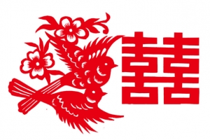 喜鹊囍字
