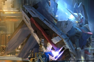 自由高达3440x1440带鱼屏壁纸