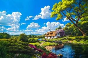 梦中伊甸园4K风景桌面壁纸3840x2160