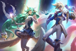 英雄联盟星之守护者皮肤3840x1080游戏壁纸