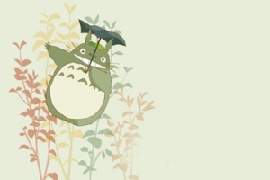 动漫龙猫卡通清新背景banner