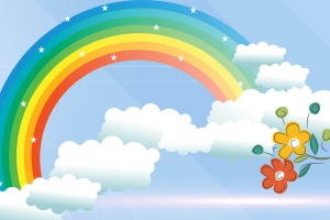 幼儿园档案成长履历背景素材