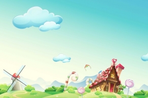 亲子总动员六一儿童节海报背景素材