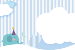 奶瓶促销简约几何蓝色banner