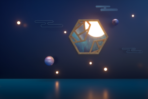国潮，C4D，微场景，中国风