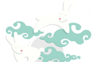 插画月兔